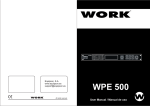 WPE 500 - WORK PRO Audio