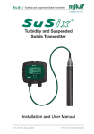 Installation and User Manual Turbidity and Suspended Solids