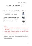 User Manual of P2P IP Cameras