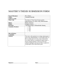 master`s thesis submission form - Seidenberg School of Computer