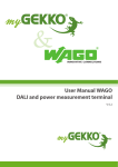 User Manual WAGO DALI and power measurement