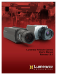 Lumenera Network Camera User`s Manual Release 1.8.1