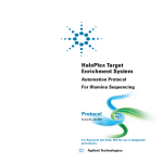 HaloPlex Target Enrichment System