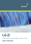 LE-2 legaliser user manual v19