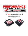 PE3 User Manual - Performance Electronics