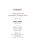 HYPACT v1.2 User`s Guide