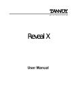 Reveal X User Manual