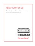 3200-PCS2B Manual - Krohn