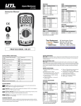 Digital Multimeter Instruction Manual