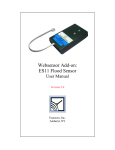 ES11 Manual - Sensormetrix