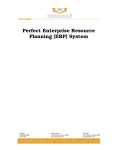 Perfect Enterprise Resource Planning (ERP) System