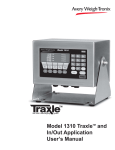 Model 1310 TraxleTM and In/Out Application User`s Manual