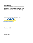 Provider Statistical and Reimbursement System User Manual