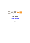User Manual CAP42 Products