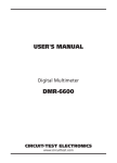 USER`S MANUAL DMR-6600