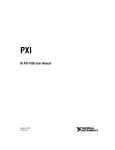 NI PXI-1056 User Manual