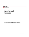 Aurora Universal Commercial Manual