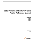 e300 Power Architecture™ Core Family Reference Manual Supports