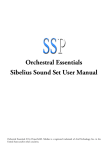 Orchestral Essentials Sound Set User Manual