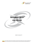 NovaBACKUP ® User Manual