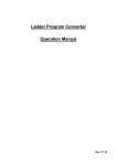 Ladder Program Converter Operation Manual
