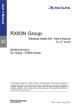 Renesas Starter Kit+ for RX63N
