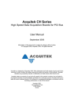 Acquitek CH Series - Egmont Instruments