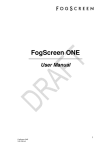 FogScreen ONE