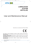 User and Maintenance Manual - Ntn