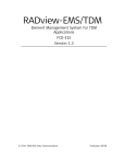 RADview-EMS/TDM - RADProductsOnline