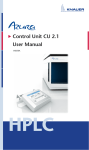 AZURA CU 2.1 User Manual