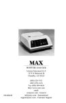 700-0002 (Computrac) MAX® 10⁄50 User`s Manual258267
