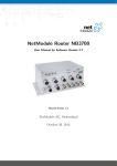 NB3700 Manual - NetModule Router Wiki