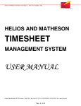 timesheet user manual user manual