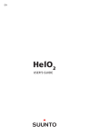 Suunto HelO2 User`s Guide