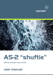 AS-2 shuftie audio shuffler user manual