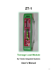 Tonnage Load Module User`s Manual