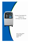 Oxygen Concentrator for Medical Use OT Series User Manual