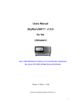 Users Manual SkyWarn/2001   v1.0.0 for the Ultimeter