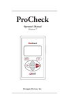 PRO Check Manual