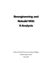 Reengineering and Rebuild With X-Analysis