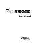 Forerunner User Manual