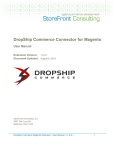 DropShip Commerce Connector for Magento User Manual