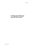 Configuration Manual, d41 Ascom DECT Handset, TD 92641GB