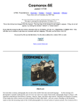 Cosmorex-se camera manual, user manual, russian cameras