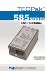 585 TECPak User`s Manual