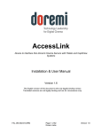 AccessLink User Manual