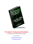 The Hacker`s Underground Handbook