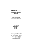 OMRON Toolbus Communication Server