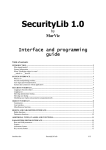 Interface and programming guide